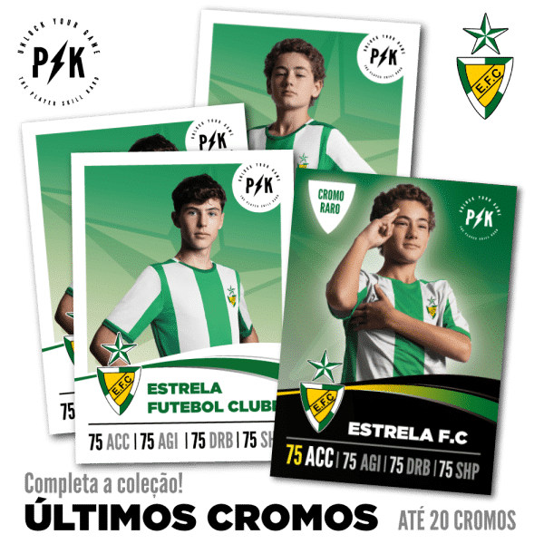 Cromos Finais | Caderneta Estrela Futebol Clube