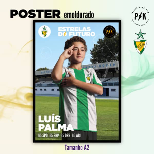 Poster Estrelas do Futuro emoldurado E.F.C. A2