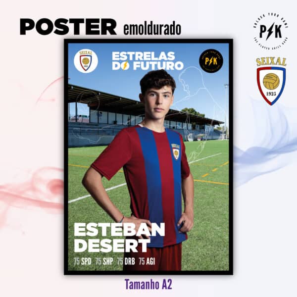 Poster Estrelas do Futuro emoldurado Seixal1925 A2