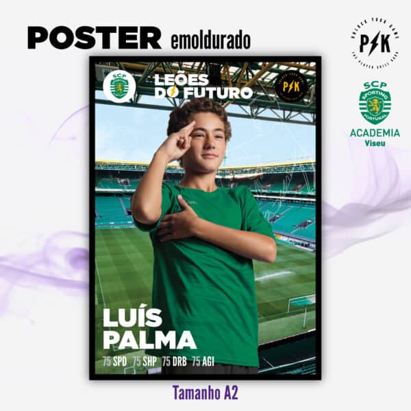Poster A2 Leões do Futuro emoldurado SCP Viseu