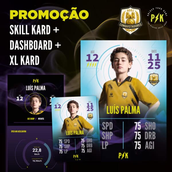 Pack PROMOÇÃO Skill Kard + Dashboard + XL Kard ADOJ Conquistadores