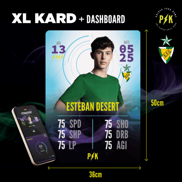 XL Kard 36x50cm em PVC | E.F.C