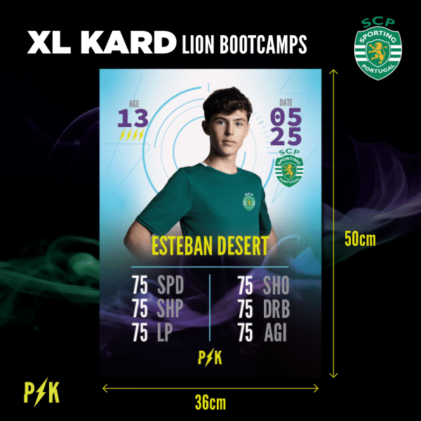 XL Kard SCP 36x50cm em PVC - Lion Bootcamps