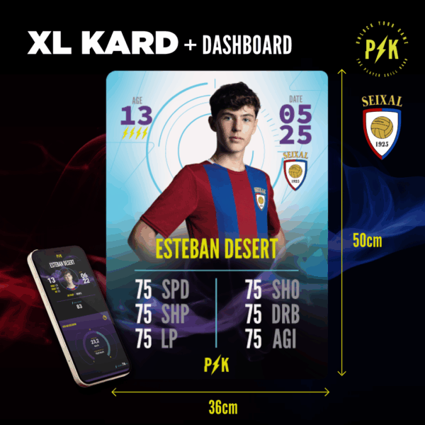 XL Kard 36x50cm em PVC Seixal 1925