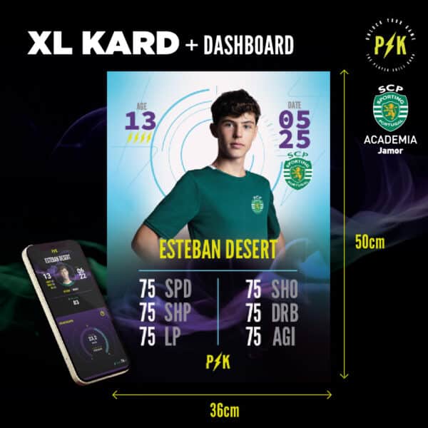 XL Kard 36x50cm em PVC - SCP Jamor